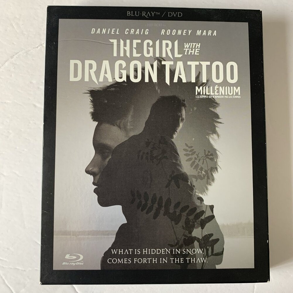 The Girl With the Dragon Tattoo (Blu-ray Disc, 2012, 3-Disc Set,...